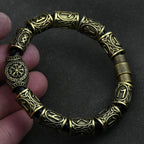 Pulsera Vikinga con Runas Celtas de bronce