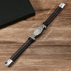 Pulsera Vikinga Valknut para Hombre