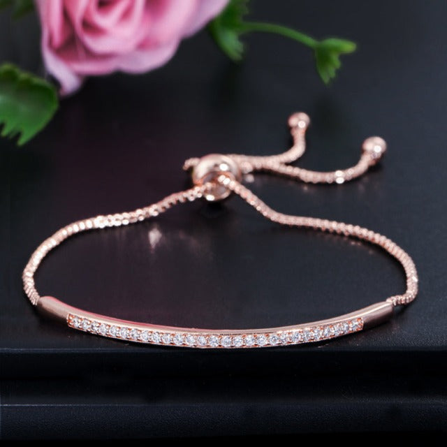 Pulsera con circonio para mujer