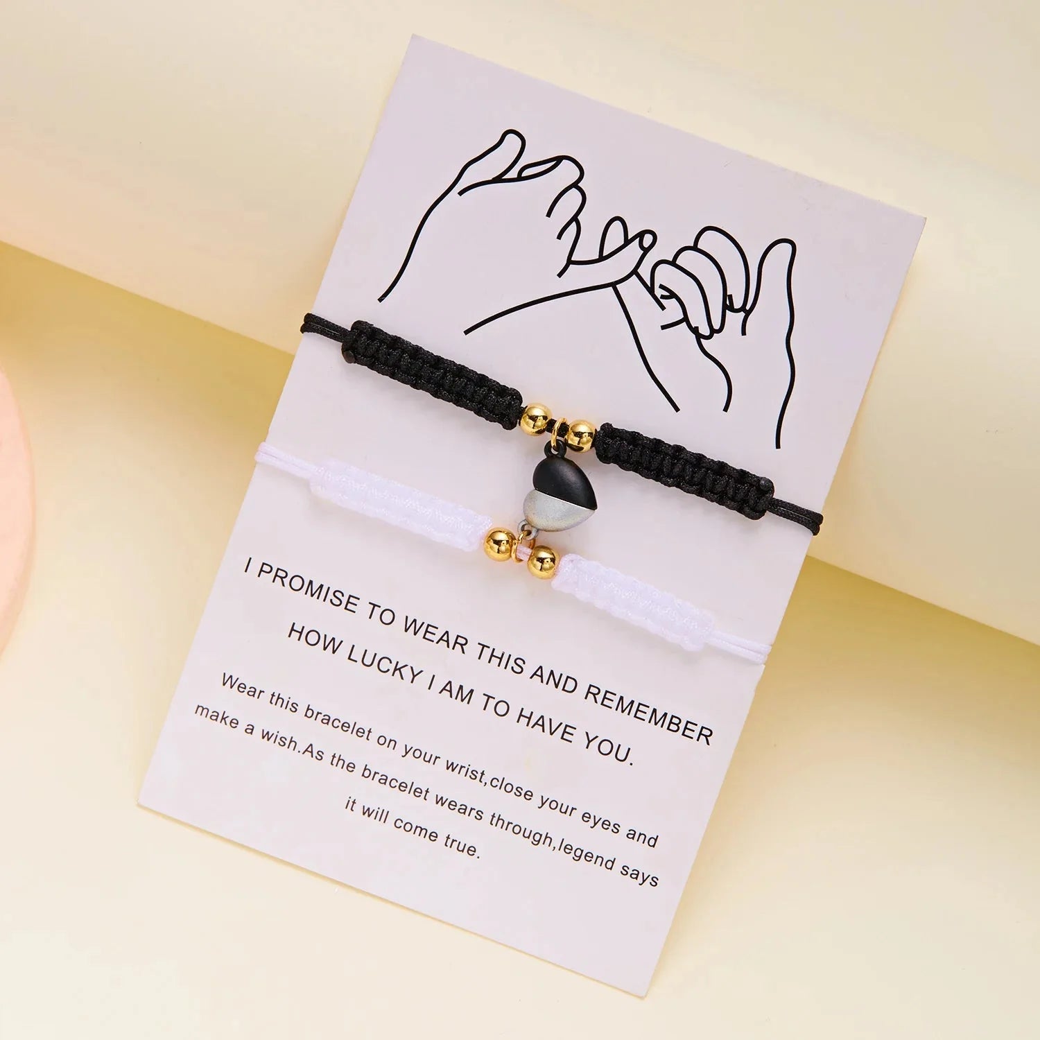 Pulseras para Parejas de Amigos Gourmette Romántica