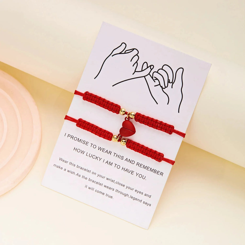 Pulseras para Parejas de Amigos Gourmette Romántica