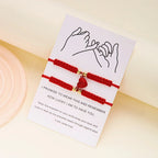 Pulseras para Parejas de Amigos Gourmette Romántica