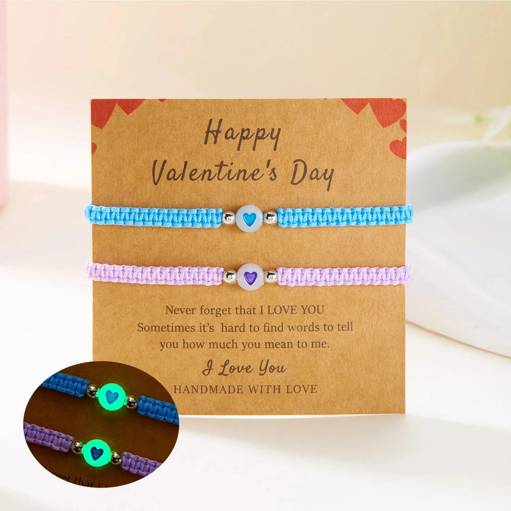 Pulseras para Parejas de Amigos Gourmette Romántica