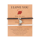 Pulseras para Parejas de Amigos Gourmette Romántica