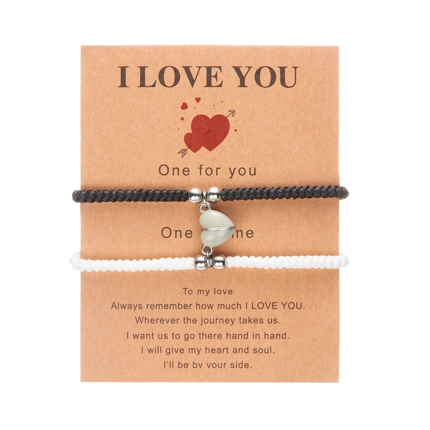 Pulseras para Parejas de Amigos Gourmette Romántica