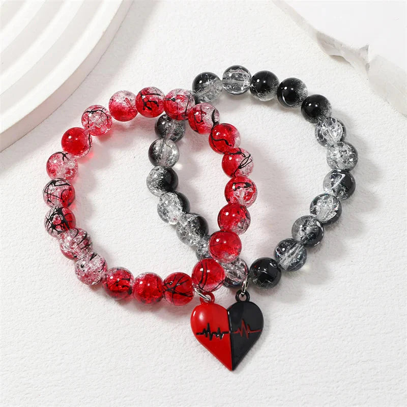 Pulseras para Parejas Pulsera Romántica Magnética 1