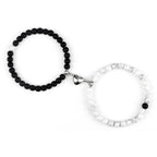 Pulseras Magnéticas de Perlas para Parejas