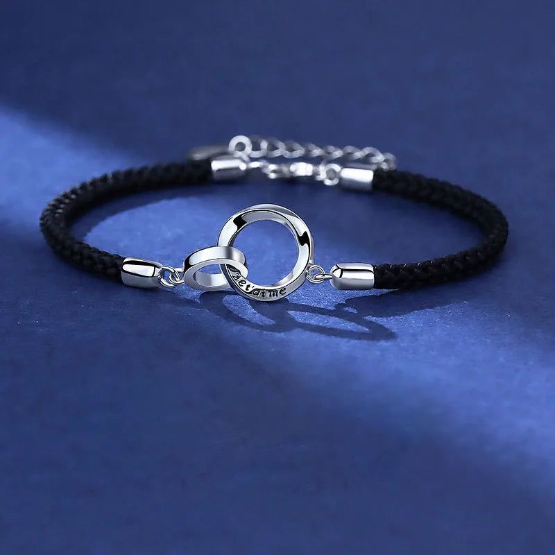 Pulseras para Parejas Románticas Esclavas Anillos hombre