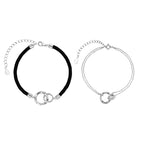 Pulseras para Parejas Románticas Esclavas Anillos