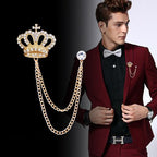 Prendedor De Traje Corona