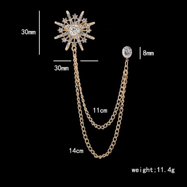 Broche De Traje Estrellas