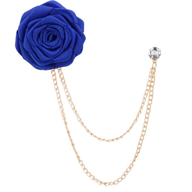 Broche de Traje Flor de Rosa