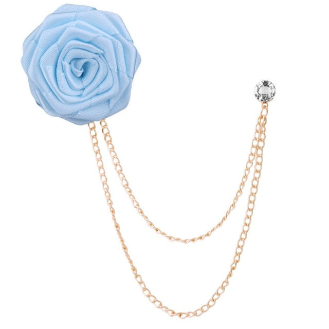 Broche de Traje Flor de Rosa