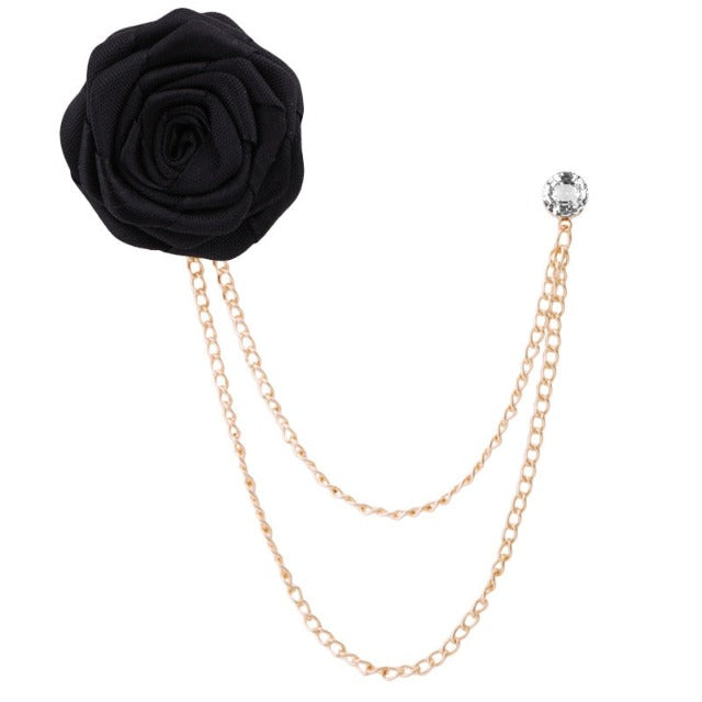 Broche de Traje Flor de Rosa