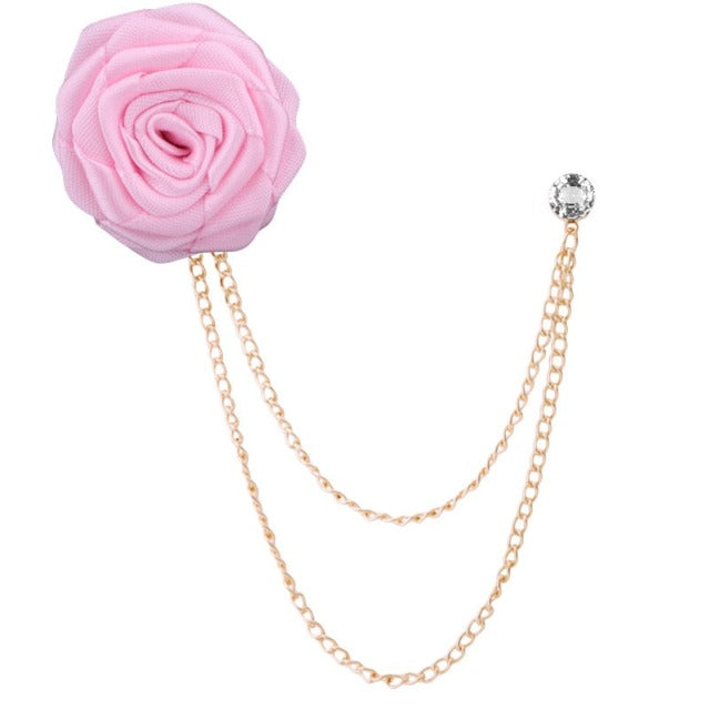 Broche de Traje Flor de Rosa