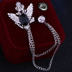 Broche de traje pájaros