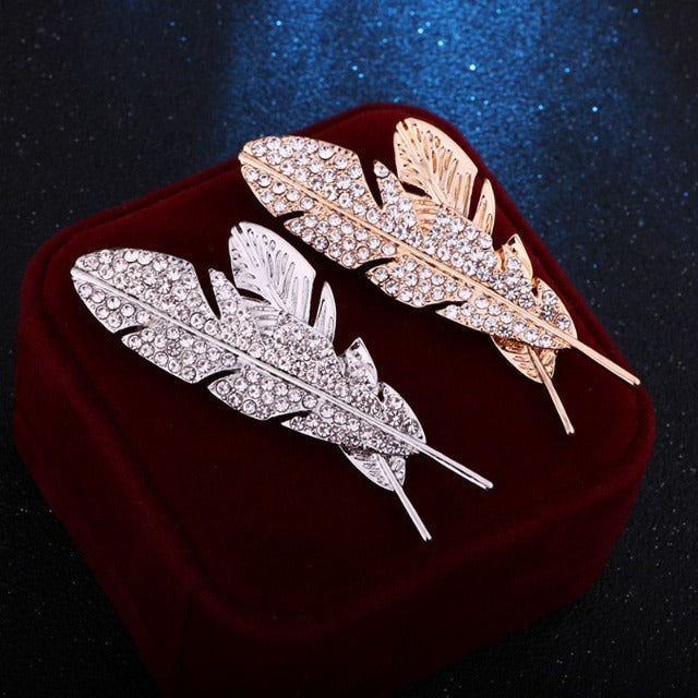 Broche De Traje Pluma