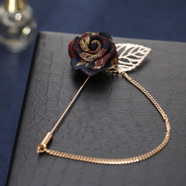 Broche De Traje Rosa Multicolor