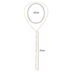 Cadena de Escote con Perlas para Mujer