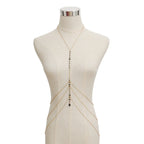 Cadena de Escote Mujer Collar Negro oro