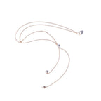 Cadena de Espalda con Perlas para Mujer