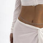 Cadena de Cadera - Joya de Cintura y Vientre para Mujer plata