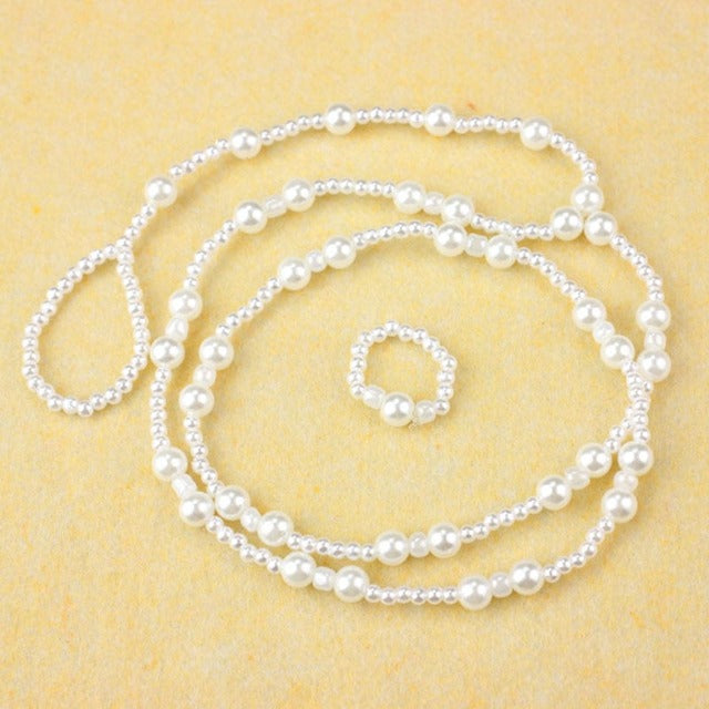 Cadena de Tobillo con Perlas para Mujer