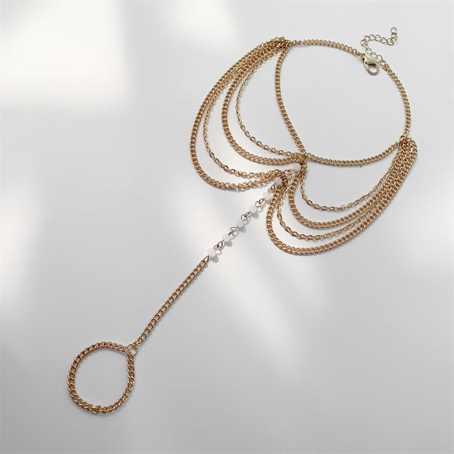 Cadena de Tobillo de Oro para Mujer