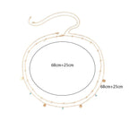 Cadena de Vientre con Perlas para Mujer