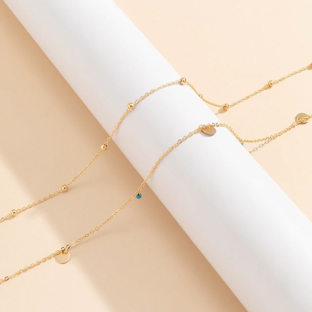 Cadena de Vientre con Perlas para Mujer