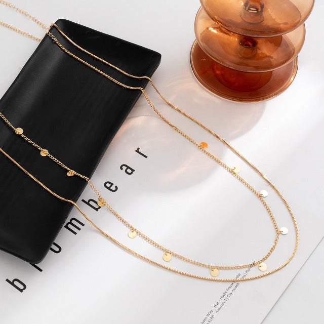 Cadena de Vientre para Mujer Oro & Plata