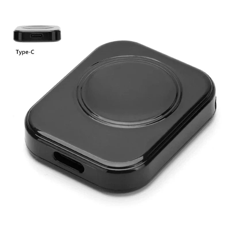 Cargador Inalámbrico Portátil para Apple Watch negro