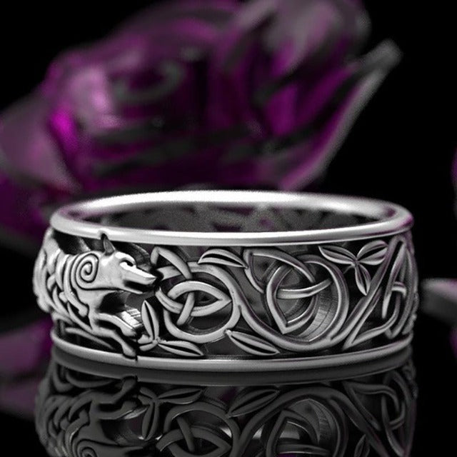 Anillo de sello celta para mujer y hombre