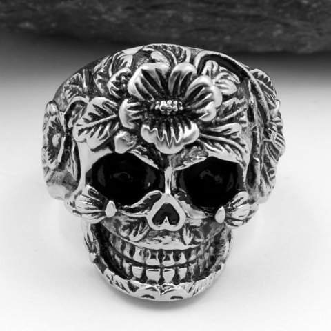 Anillo de Hombre Cabeza de Calavera