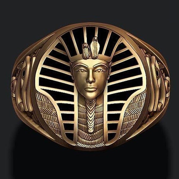 Anillo de sello Cabeza de Faraón