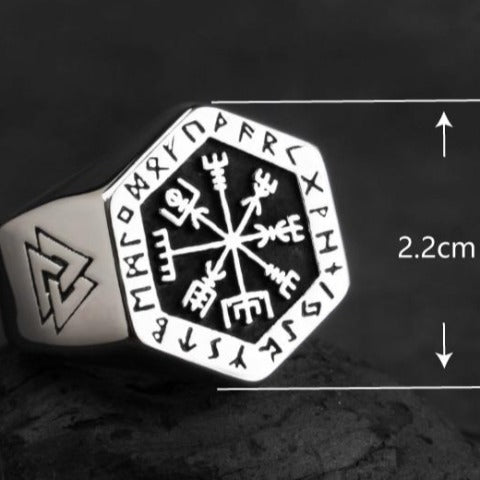 Anillo Vikingo de Plata para Hombre