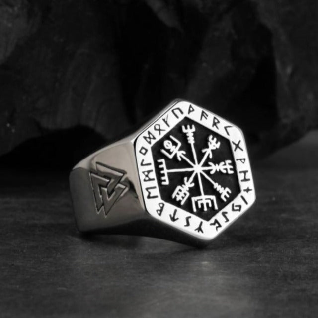 Anillo Vikingo de Plata para Hombre