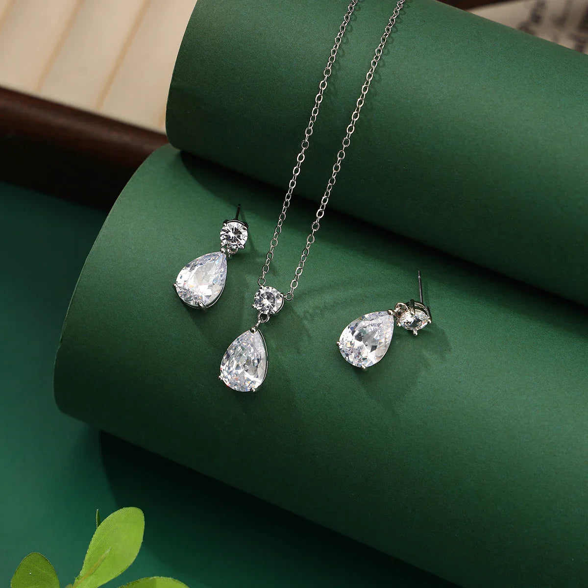 Estuche de 3 Joyas Gota de Agua