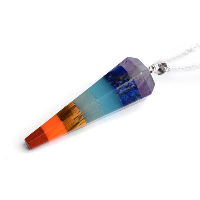 Collar 7 Chakras Piedra Natural