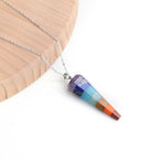 Collar 7 Chakras Piedra Natural