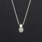 Collar Piña Oro & Plata para Mujer plata