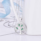 Collar Árbol de la Vida Mujer verde