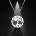 Collar Árbol de la Vida Colgante Color Plata