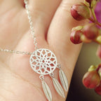 Collar Atrapasueños Plata