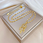 Collar Atrapasueños Colgante Oro