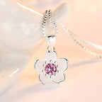 Collar con Colgante Flor para Mujer