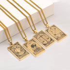Collar con bonito colgante del signo zodiacal astrológico