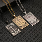 Collar con bonito colgante del signo zodiacal astrológico