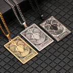 Collar con bonito colgante del signo zodiacal astrológico