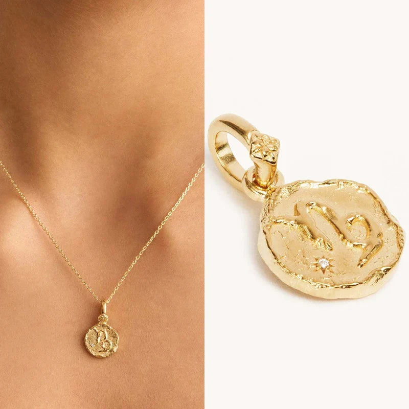 Collar con Colgante de Astrología Signo del Zodiaco